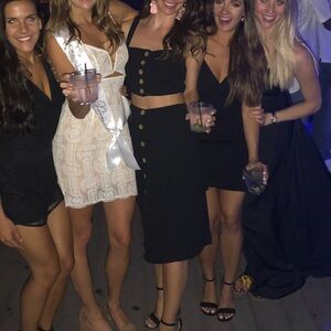 Lulus Two Piece Set, Black, size XS